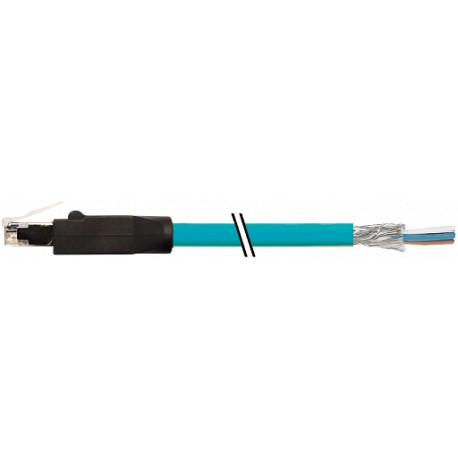 7700-74118-S4W0750 - 7700-74118-S4W0750 MURRELEKTRONIK RJ45 male 0° with cable, Gigabit TPE 4x2xAWG24 shielded blue UL/CSA+drag c..