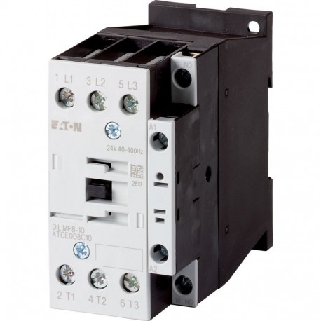 DILMF8-10(RAC24) - DILMF8-10(RAC24) 104410 Y7-104410 EATON ELECTRIC Contactor, 4p, 125A/AC1