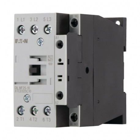 DILMF25-10(RAC48) - DILMF25-10(RAC48) 104443 Y7-104443 EATON ELECTRIC Contactor, 3p+1N/O, 5HP/600VAC, SEMI F47