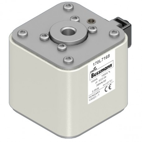 FUSE 1000A 1000V 3BKN/80 AR - FUSE 1000A 1000V 3BKN/80 AR 170L7168 EATON ELECTRIC Fuse-link, high speed, 1000 A, AC 1000 V, Size 3, 76 x 9..