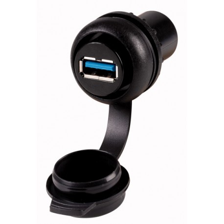 LICENZA CGVISON USB - LICENZA CGVISON USB 40071347931 M22S-USB EATON ELECTRIC Front element, black, +USB 3.0