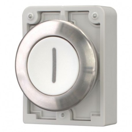 M30I-FDR-W-X1 - M30I-FDR-W-X1 188104 Y7-188104 EATON ELECTRIC Push-buttons, flat front, flush, maintained, white, labeled