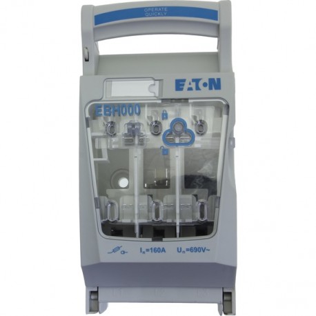 EBH1O3TM1-F - EBH1O3TM1-F EATON ELECTRIC Low-voltage h.b.c fuse switch strip, 160A, size 00