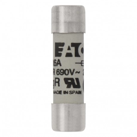 Fuse 16A 690VAC gR 10x38 - Fuse 16A 690VAC gR 10x38 FWP-16G10F EATON ELECTRIC Fuse-link, high speed, 16 A, AC 690 V, 10 x 38, gR, IEC, ..