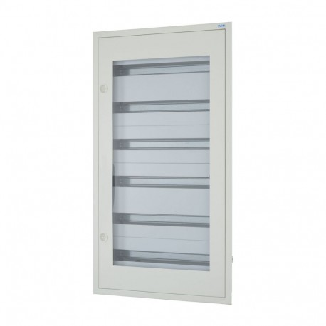 BF-UT-6/144-C - BF-UT-6/144-C 103120 Y7-103120 EATON ELECTRIC Complete flush-mounted flat distribution board with window, wh..
