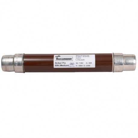 7.2KV 6.3Amp 2" DIN Sealed Fuse - 7.2KV 6.3Amp 2" DIN Sealed Fuse 7.2TDLSJ6.3 7-2TDLSJ6-3 EATON ELECTRIC 7.2KV 6.3AMP 2" DIN SEALED BROWN BODY