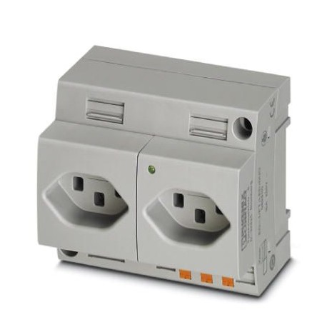 EO-J/PT/LED/DUO - EO-J/PT/LED/DUO 0804110 PHOENIX CONTACT Double socket
