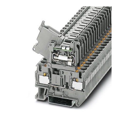 PT 4-HESILED 24 (5X20) GY/GY - PT 4-HESILED 24 (5X20) GY/GY 1058860 PHOENIX CONTACT Fuse modular terminal block