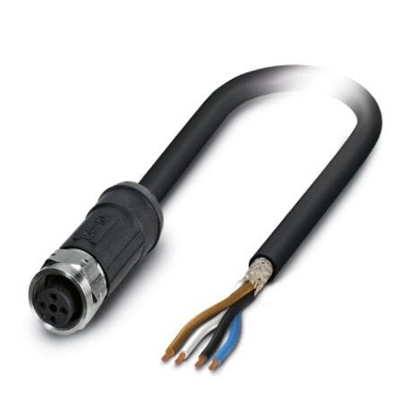 SAC-4P-30,0-28X/M12FS SH OD - SAC-4P-30,0-28X/M12FS SH OD 1408855 PHOENIX CONTACT Sensor/actuator cable SAC-4P-30,0-28X/M12FS SH OD 1408855