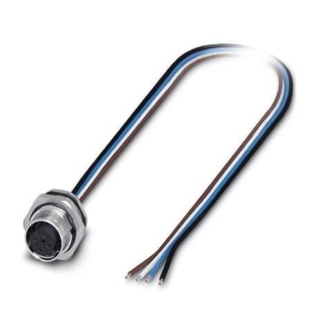 SACC-DSI-M12FS-4P-M16/1,5 - SACC-DSI-M12FS-4P-M16/1,5 1414072 PHOENIX CONTACT Flush-type connector SACC-DSI-M12FS-4P-M16/1,5 1414072