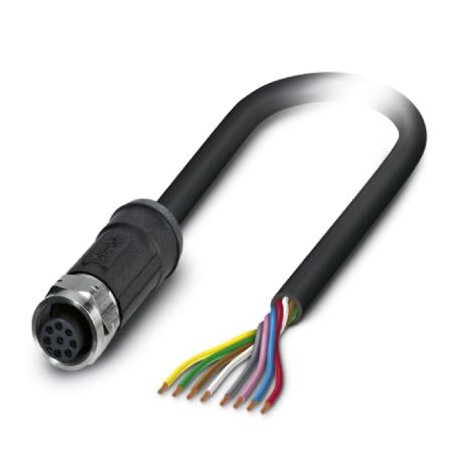 SAC-8P-1,0-28X/M12FS OD - SAC-8P-1,0-28X/M12FS OD 1414285 PHOENIX CONTACT Sensor/actuator cable SAC-8P- 1,0-28X/M12FS OD 1414285