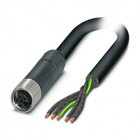 SAC-5P-1,5-PVC/M12FSK PE - SAC-5P-1,5-PVC/M12FSK PE 1414780 PHOENIX CONTACT Power cable