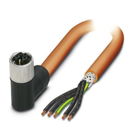 SAC-5P-10,0-PUR/M12FRK PE SH - SAC-5P-10,0-PUR/M12FRK PE SH 1414818 PHOENIX CONTACT Power cable