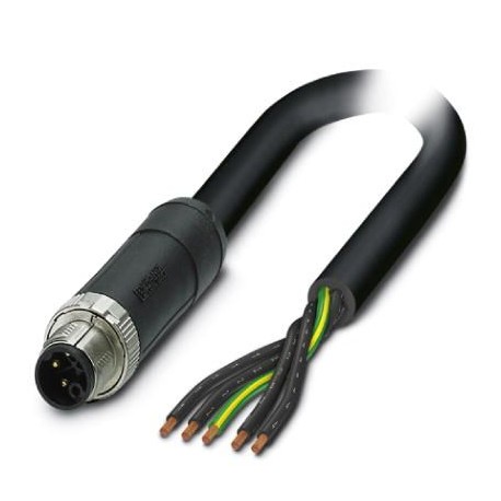 SAC-5P-M12MSK/ 5,0-PUR PE - SAC-5P-M12MSK/ 5,0-PUR PE 1414875 PHOENIX CONTACT Power cable