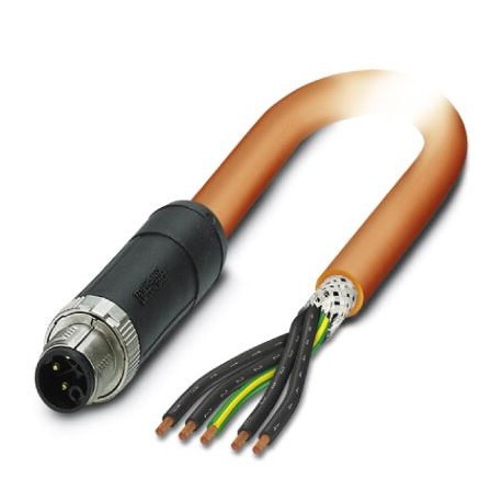 SAC-5P-M12MSK/ 5,0-PVC PE SH - SAC-5P-M12MSK/ 5,0-PVC PE SH 1414878 PHOENIX CONTACT Power cable