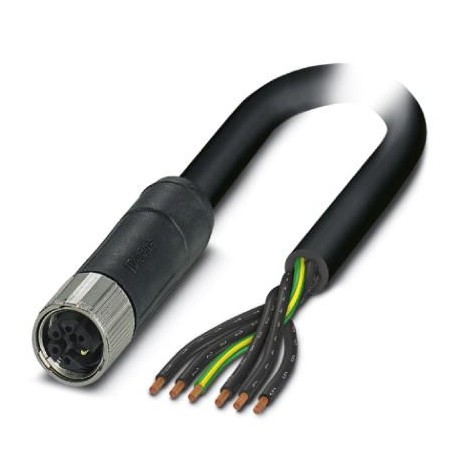 SAC-6P-1,5-PUR/M12FSM PE - SAC-6P- 1,5-PUR/M12FSM PE 1414901 PHOENIX CONTACT Power cable