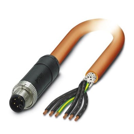 SAC-6P-M12MSM/ 3,0-PVC PE SH - SAC-6P-M12MSM/ 3,0-PVC PE SH 1414956 PHOENIX CONTACT Power cable