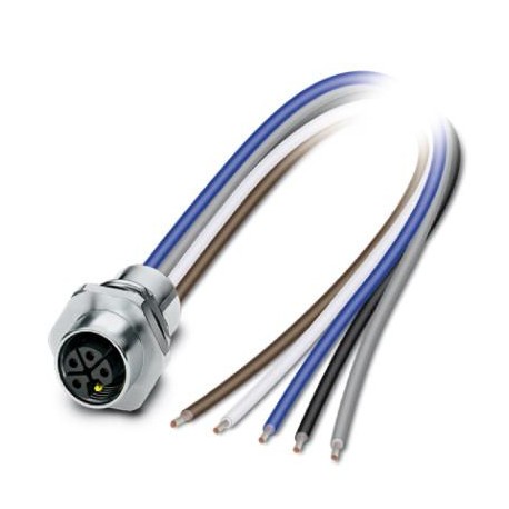 SACC-E-M12FSL-4FE-M16XL/0,2 - SACC-E-M12FSL-4FE-M16XL/0,2 1415296 PHOENIX CONTACT Flush-type connector
