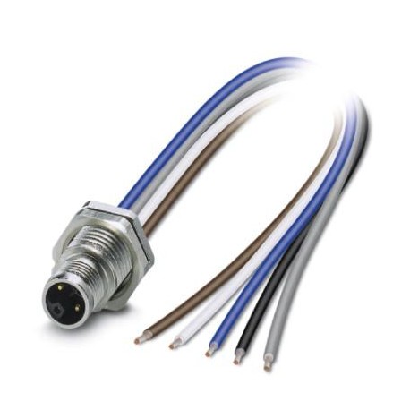 SACC-DSI-M12MSL-4FE-M16XL/0,2 - SACC-DSI-M12MSL-4FE-M16XL/0,2 1415297 PHOENIX CONTACT Flush-type connector