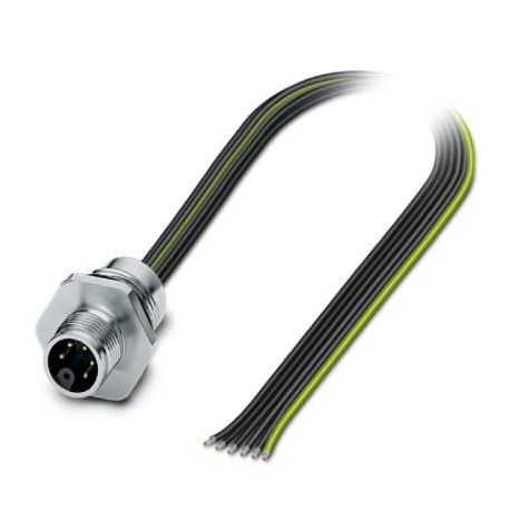 SACC-E-M12MSM-5PE-M16XL/0,2 - SACC-E-M12MSM-5PE-M16XL/0,2 1415300 PHOENIX CONTACT Flush-type connector