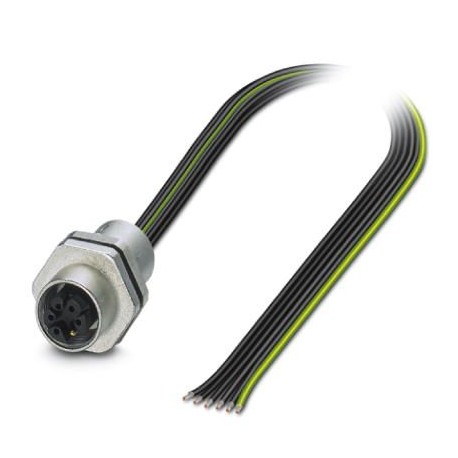 SACC-E-M12FSM-5PE-M16XL/0,2 - SACC-E-M12FSM-5PE-M16XL/0,2 1415301 PHOENIX CONTACT Flush-type connector