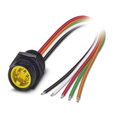 SACC-E-MINM-5CON-NPT12-U20/1,0 - SACC-E-MINM-5CON-NPT12-U20/1,0 1417771 PHOENIX CONTACT Flush-type connector