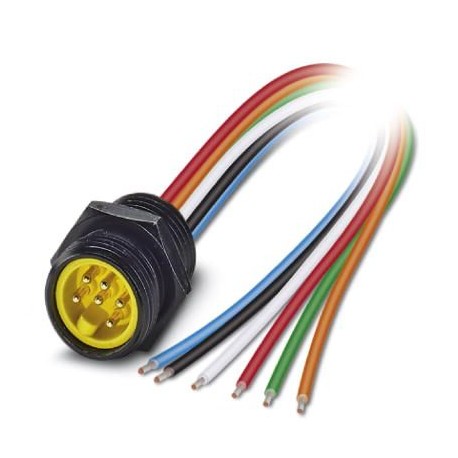 SACC-E-MINM-6CON-NPT12-U20/1,0 - SACC-E-MINM-6CON-NPT12-U20/1,0 1417772 PHOENIX CONTACT Flush-type connector