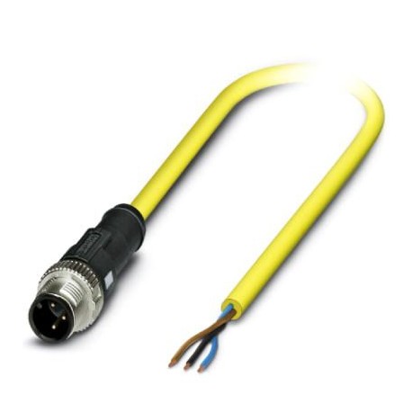 SAC-3P-M12MS/ 5,0-547 BK - SAC-3P-M12MS/ 5,0-547 BK 1424915 PHOENIX CONTACT Sensor/actuator cable