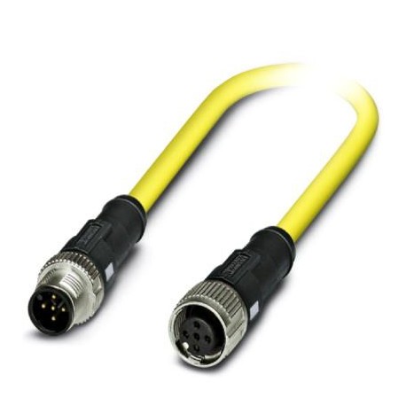 SAC-5P-M12MS/ 3,0-547/M12FS BK - SAC-5P-M12MS/ 3,0-547/M12FS BK 1424986 PHOENIX CONTACT Sensor/actuator cable