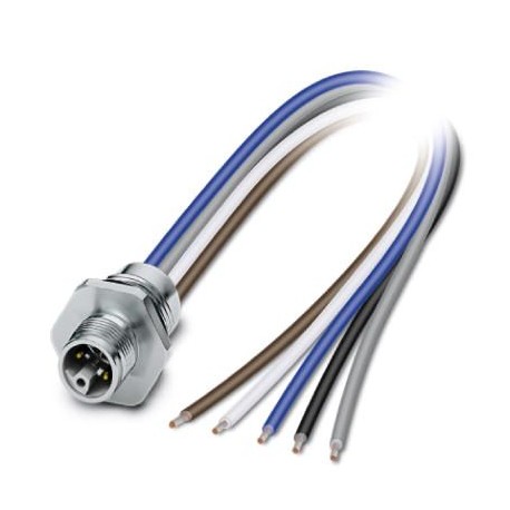 SACC-E-M12MSL4FEM16XL/0,2GR-1,5 - SACC-E-M12MSL4FEM16XL/0,2GR-1,5 1425627 PHOENIX CONTACT Flush-type connector