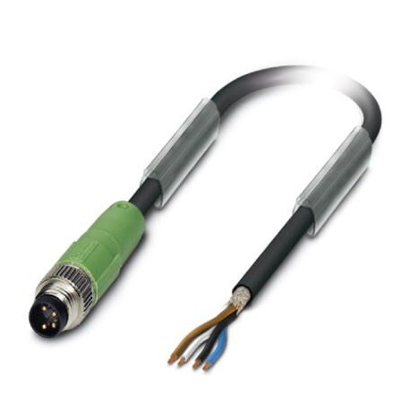 SAC-4P-M 8MS/0,27-PUR 08 SHOBS - SAC-4P-M 8MS/0,27-PUR 08 SHOBS 1444296 PHOENIX CONTACT Cable for sensors/actuators, 4-pole, PUR halogen-free..
