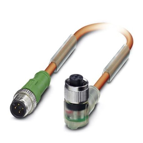 SAC-4P-M12MS/1,0-PUR/M12FR2LVW - SAC-4P-M12MS/1,0-PUR/M12FR2LVW 1512830 PHOENIX CONTACT Sensor/actuator cable