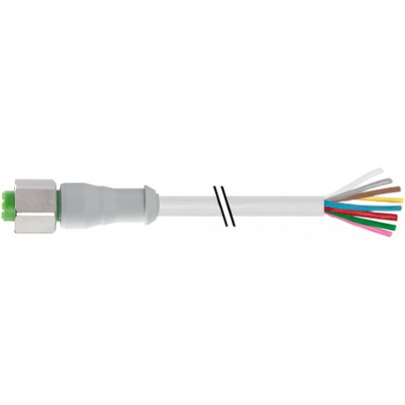 7014-17041-2070150 - 7014-17041-2070150 MURRELEKTRONIK M12 female 0° with cable F&B PVC 8x0.25 gray UL/CSA 1,5m