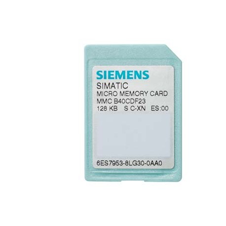 6ES7953-8LF31-0AA0 - 6ES7953-8LF31-0AA0 SIEMENS SIMATIC S7, Micro Memory Card for S7-300/C7/ET 200, 3, 3V Nflash, 64 KB