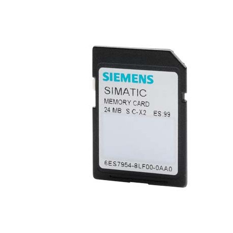 6ES7954-8LF03-0AA0 - 6ES7954-8LF03-0AA0 SIEMENS SIMATIC S7, MEMORY CARD FOR S7-1X00 CPU/SINAMICS, 3,3 V FLASH, 24 MBYTE