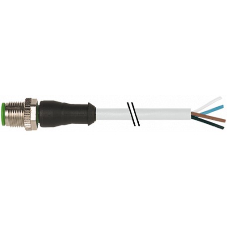 7000-12021-2240030 - 7000-12021-2240030 MURRELEKTRONIK M12 male 0° with cable PUR 4x0.34 gray UL/CSA 0,3m