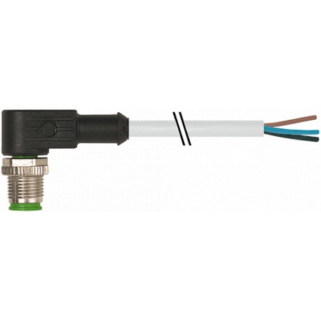 7000-12081-2230300 - 7000-12081-2230300 MURRELEKTRONIK M12 male 90° with cable PUR 3x0.34 gray UL/CSA 3m