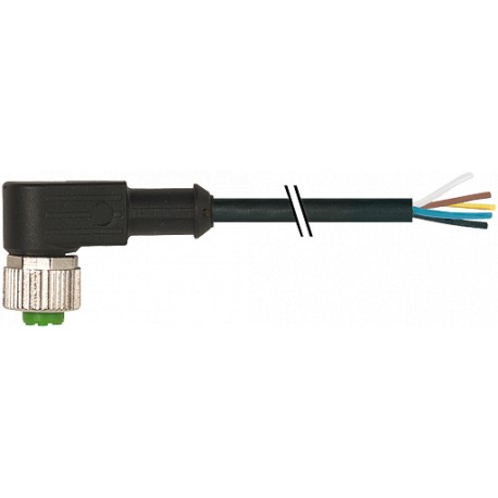 7000-12361-6350200 - 7000-12361-6350200 MURRELEKTRONIK M12 female 90° with cable PUR 5X0.34 black UL/CSA, drag chain 2m