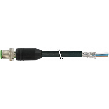 7000-13061-6400030 - 7000-13061-6400030 MURRELEKTRONIK M12 male 0° with cable PUR 3x0.34 shielded black UL/CSA + drag chain 0,3m