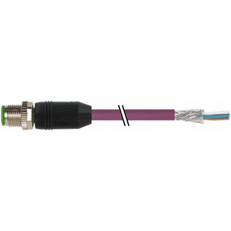 7000-13105-8030060 - 7000-13105-8030060 MURRELEKTRONIK M12 male 0° with cable DeviceNet PUR AWG24 + AWG22 shielded violet UL/CSA ..