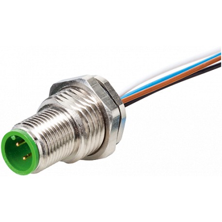 7000-13525-9720050 - 7000-13525-9720050 MURRELEKTRONIK M12 male receptacle A-cod. rear mount PP 5X0.34 0.5m