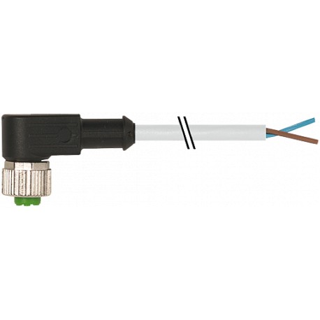 7000-15021-4140100 - 7000-15021-4140100 MURRELEKTRONIK M12 female 90° with cable Cube67 PUR-OB 2x0,5 gray UL,CSA + drag chain 1m