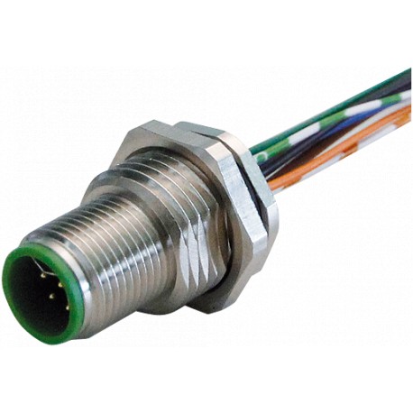 7000-15605-9420030 - 7000-15605-9420030 MURRELEKTRONIK M12 male receptacle Y-cod. rear mount PP AWG20/26 0,3m