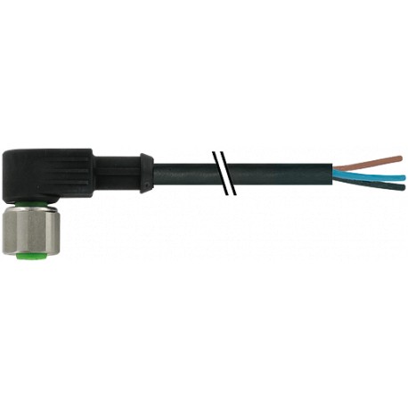 7000-20131-6362000 - 7000-20131-6362000 MURRELEKTRONIK M12 230V female 90° with cable C-coded Dual-Keyway PUR 3x0.75 black UL/CSA..