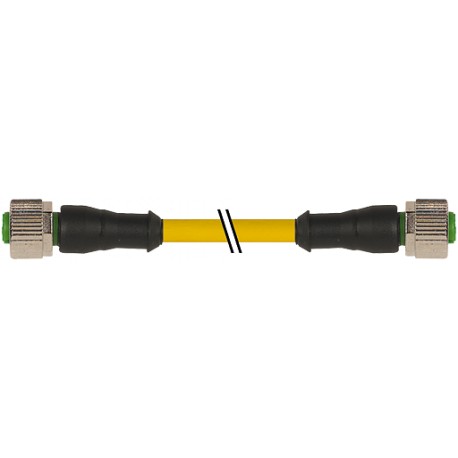 7000-40051-1260150 - 7000-40051-1260150 MURRELEKTRONIK M12 female 0° / M12 female 0° PUR 5X0.34 yellow UL/CSA 1.5m