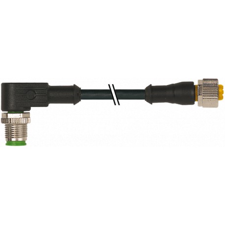 7000-40192-6230500 - 7000-40192-6230500 MURRELEKTRONIK M12 male 90° / M12 female 0° PUR 3x0.34 black UL/CSA 5m