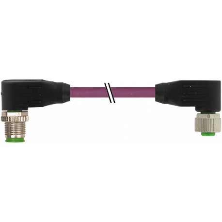 7000-40551-8030400 - 7000-40551-8030400 MURRELEKTRONIK M12 male 90° / M12 female 90° CANopen / DeviceNet PUR AWG24 + AWG22 shield..