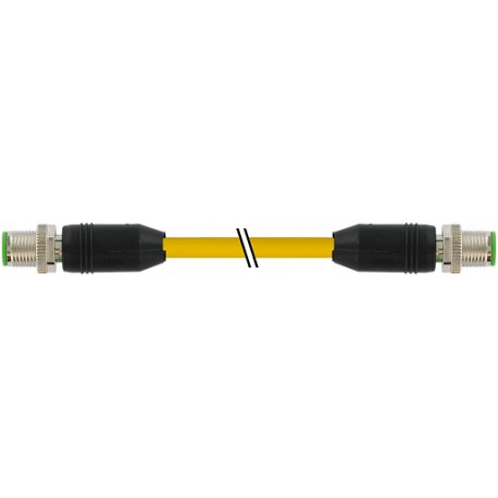 7000-44511-6751000 - 7000-44511-6751000 MURRELEKTRONIK M12 male 0° / M12 male 0° Ethernet PUR 2x2xAWG22 shielded yellow UL/CSA + ..