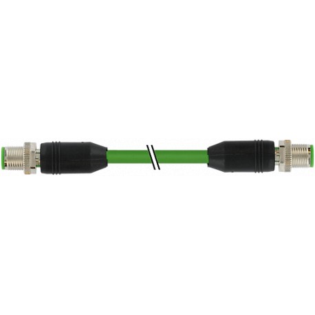 7000-44511-7941500 - 7000-44511-7941500 MURRELEKTRONIK M12 male 0° / M12 male 0° Ethernet PUR 2x2xAWG22 shielded green UL,CSA 15m