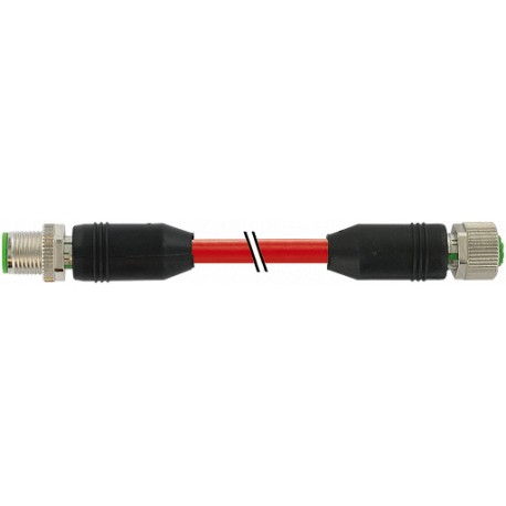 7000-44571-7921000 - 7000-44571-7921000 MURRELEKTRONIK M12 male 0° / M12 female 0° Ethernet PUR 2x2xAWG22/7 shielded red UL,CSA +..